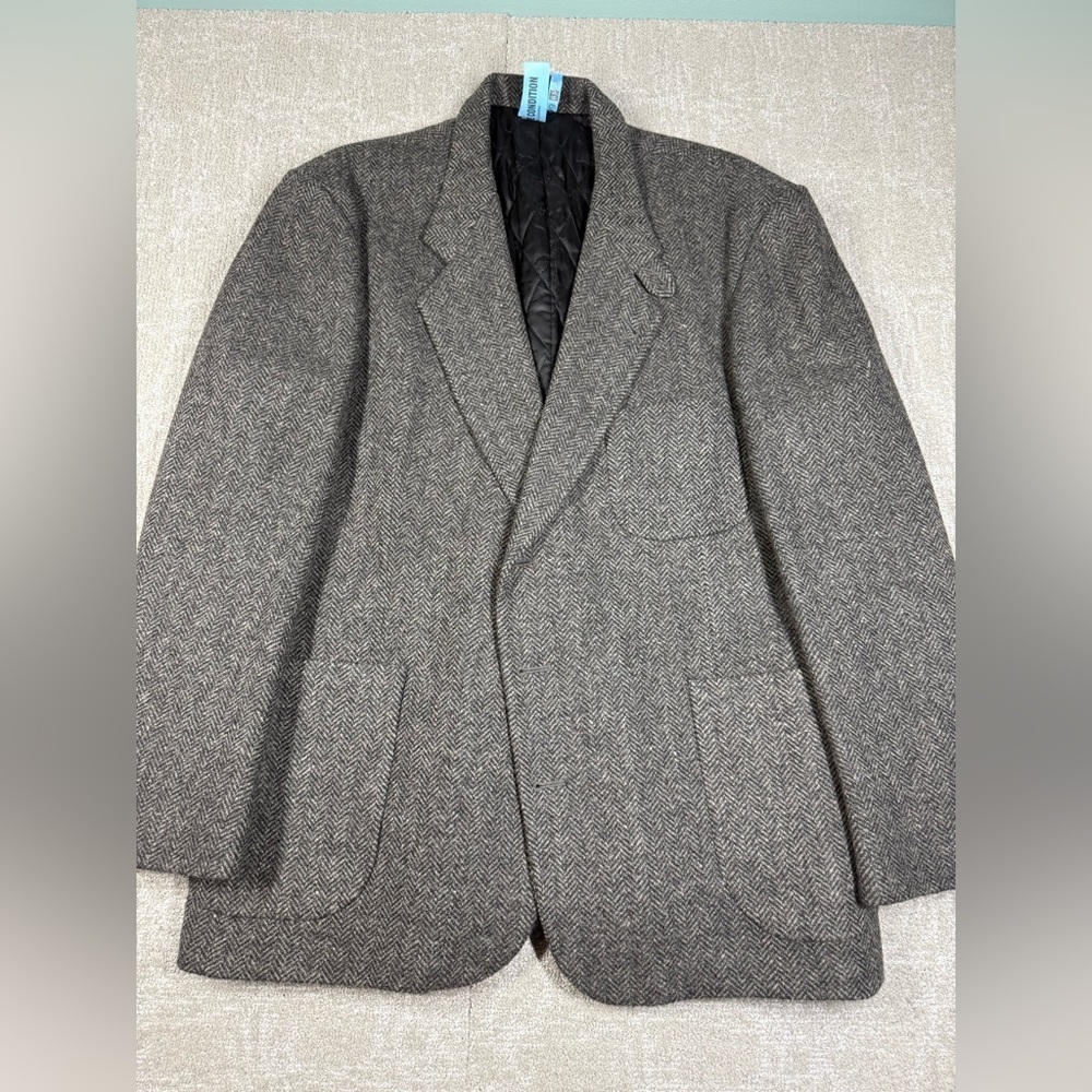 Vintage LL Bean Insulated Thinsulate Wool Blazer Jacket Men's Size 44R